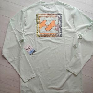 Billabong NEW Waves Rashguard Shirt UPF50+